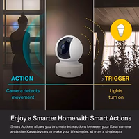 Kasa 1080p Indoor Pan/Tilt Wired Security Camera - Works as a Baby & Pet Monitor, Motion Detection & Tracking, 2-Way Audio, Night Vision, Subscription-Free Local Storage or Optional Cloud, EC70 thumbnail 5