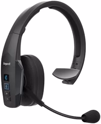 BlueParrott B450-XT Mono Bluetooth Wireless Headphones 96% Noise Canceling Over Head Trucker Headset with Mic, All Day Comfort Padded Headband, 300 ft. Wireless Range, 24 hrs. Talk Time, Black thumbnail 1
