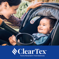Chicco KeyFit Max Zip ClearTex Infant Car Seat and Base, Rear-Facing Seat for Infants 4-30 lbs., Infant Head and Body Support, Compatible with Chicco Strollers, Baby Travel Gear, Sierra/Beige thumbnail 3