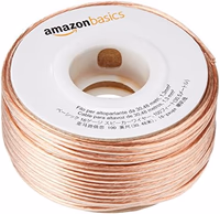Amazon Basics 16-Gauge Speaker Wire Cable, Polarity Marked, 100 ft, Bronze thumbnail 1