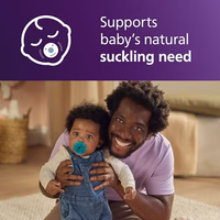 Philips Avent Soothie Baby Pacifiers - 100% Silicone Pacifiers for Babies 3-18 Months, One-Piece Design, BPA-Free, Extra Durable, Green, 4 Pack, Model SCF192/45 thumbnail 2