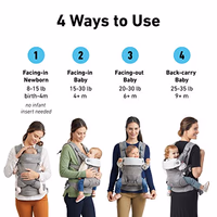 Graco Cradle Me 4 in 1 Baby Carrier | Includes Newborn Mode with No Insert Needed thumbnail 5