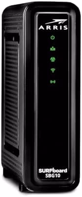 ARRIS (SBG10) - Cable Modem Router Combo - DOCSIS 3.0 16 x 4 Gigabit & AC1600 WiFi, [Check with your provider for compatibility]400 Mbps Max Internet Speeds thumbnail 1