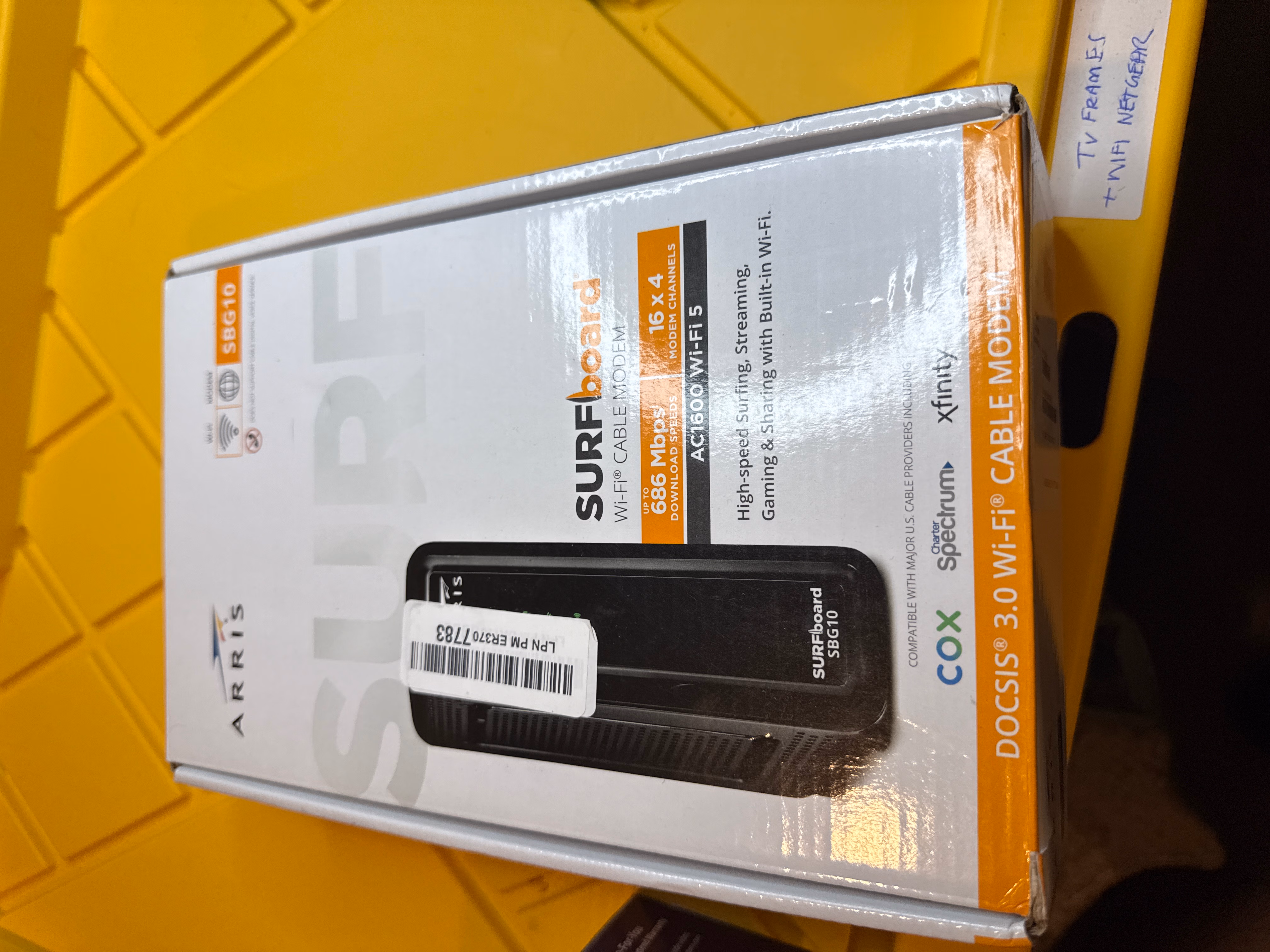 ARRIS SBG10 Surfboard Cable Modem Router Combo thumbnail 2