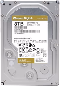 Western Digital 8TB WD Gold Enterprise Class Internal Hard Drive - 7200 RPM Class, SATA 6 Gb/s, 256 MB Cache, 3.5" - WD8005FRYZ thumbnail 2