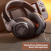 JBL Quantum 100 - Wired Over-Ear Gaming Headphones - Black, Large thumbnail 4