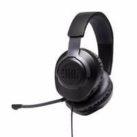 JBL Quantum 100 - Wired Over-Ear Gaming Headphones - Black, Large thumbnail 1