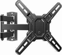 HUANUO Single TV Monitor Wall Mount Bracket for 17 to 34 Inch Screens, Holds up to 44 lbs, Full Motion Wall Mount Monitor with Articulating Arms, Swivel, Rotation, Tilt, Max VESA 200x200 thumbnail 1