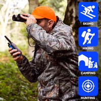 Motorola Solutions, Portable FRS, T802, Talkabout, Two-Way Radios Waterproof IP54 Walkie Talkie Emergency Preparedness, Rechargable, 22 Channel, 35 Mile, Black W/Blue, 2 Pack thumbnail 2