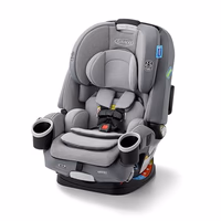 Graco 4Ever DLX 4-in-1 Car Seat, Charlie| Infant to Toddler Car Seat, with 10 Years of Use | Rear-Facing, Forward-Facing and Booster Modes | Safe, Comfortable and Convenient thumbnail 1