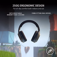 Razer Barracuda X Wireless Multi-Platform Gaming and Mobile Headset (2021 Model): 250g Ergonomic Design - Detachable HyperClear Mic - 20 Hr Battery - Compatible w/PC, PS5, Switch, & Android - Black thumbnail 3