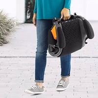 Chicco KidFit Zip Air Plus 2-in-1 Belt Positioning Booster Car Seat, Backless and High Back Booster Seat, for Children Aged 4 Years and Up and 40-100 lbs, Q Collection/Black/Grey thumbnail 2