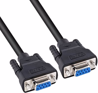 DTECH 10 ft DB9 Serial Cable Female to Female 9 3 Meters thumbnail 1