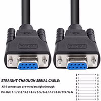 DTECH 10 ft DB9 Serial Cable Female to Female 9 3 Meters thumbnail 3