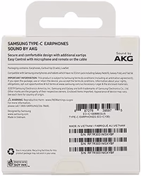 SAMSUNG EO-IC100BBEGUS Corded Type-C Earphones, Black, 0.98 x 0.71 x 48.82 thumbnail 5