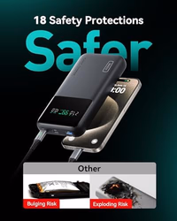 INIU 25000mAh Power Bank, Compact High Capacity 140W Laptop Portable Charger, USB C Tablet Powerbank, Digital Display Phone Charger for iPhone 17 16, Samsung, iPad, MacBook, Laptop, Emergency etc thumbnail 4