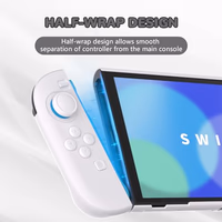 PlayVital Hard Case for Nintendo Switch 2 with Extra Stand & Thumb Grip Caps | Split Design, Dockable Protective Full-Body Shell Cover for Nintendo Switch 2 | Solid Color Series, White thumbnail 3