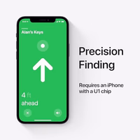 Apple AirTag (1st Generation). Keep Track of and find Your Keys, Wallet, Luggage, Backpack, and More. Simple one-tap Set up with iPhone or iPad, Bluetooth thumbnail 5