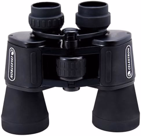 Celestron – UpClose G2 10x50 Binocular – Multi-Coated Optics for Bird Watching, Wildlife, Scenery and Hunting – Porro Prism Binocular for Beginners – Includes Soft Carrying Case - View 1 of 6
