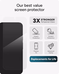 ZAGG Glass+ Google Pixel 10/10 Pro Screen Protector – Extreme Impact & Shatter Protection, Scratch-Resistant, Smudge-Resistant, Fingerprint Scanner Compatible, InvisibleShield, Easy Installation thumbnail 2