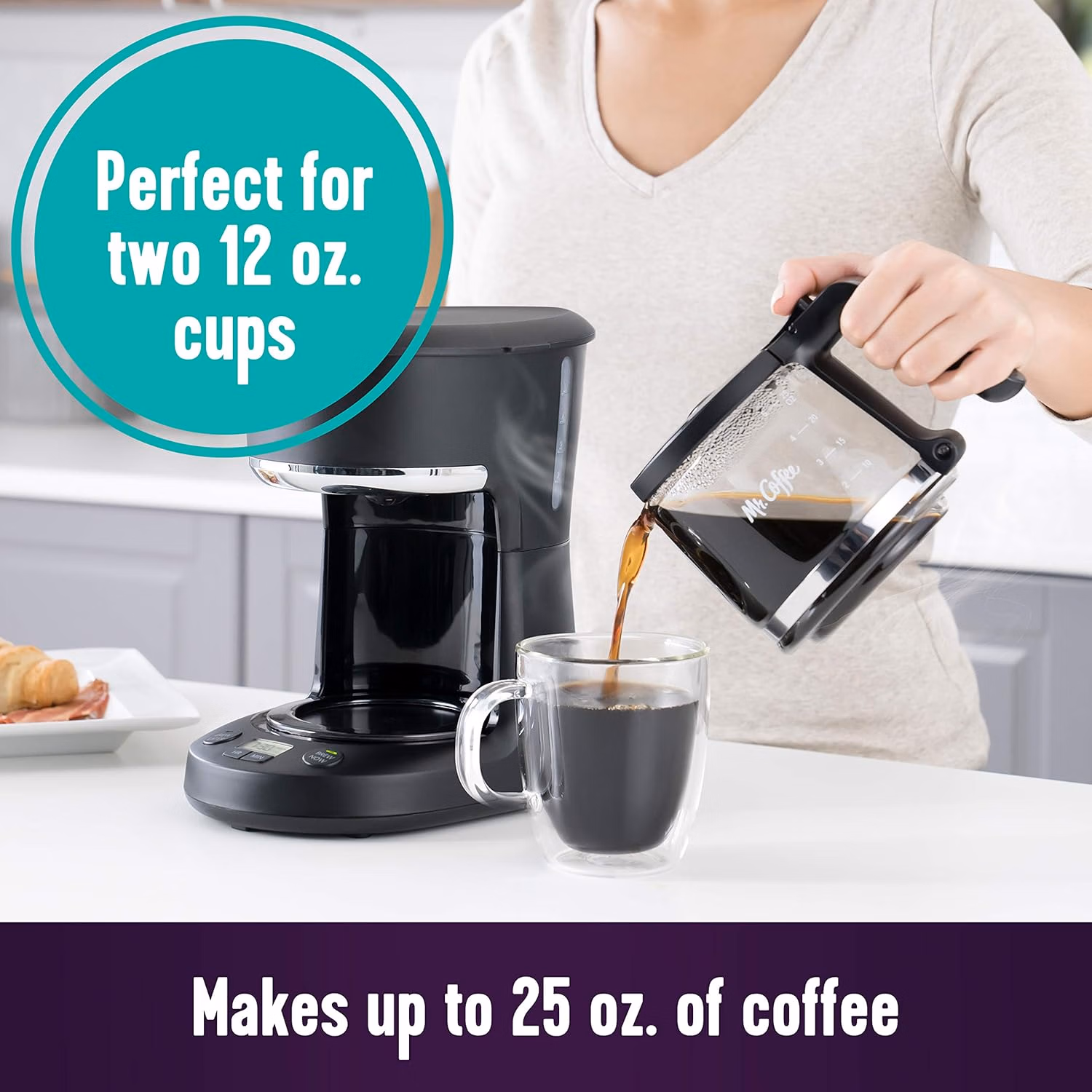 Mr. Coffee Programmable Coffee Maker 5 Cups | Unit 2444 thumbnail 3
