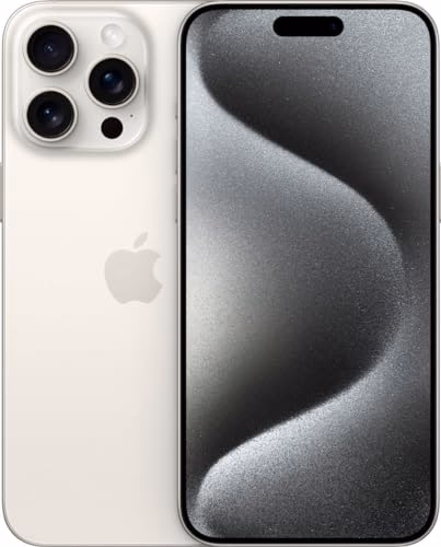 Apple iPhone 15 Pro, 1TB, White Titanium - Unlocked (Renewed) - View 1 of 4