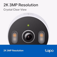 Tapo 2K Indoor/Outdoor Wired Security Camera - Works as a Baby Monitor & Pet Camera, Person/Motion/Baby Cry Detection, 2-Way Audio, Siren, Subscription-Free SD Storage or Optional Cloud, C113 (2-Pack) thumbnail 3