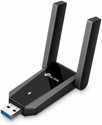 TP-Link USB 3.0 WiFi Adapter for Desktop PC (Archer TX30U Plus)-AX1800 WiFi 6 Dual-Band Plug and Play Wireless Network Adapter with 2.4GHz, 5GHz, 2×High Gain Antenna, WPA3, Supports Windows 11/10 thumbnail 1
