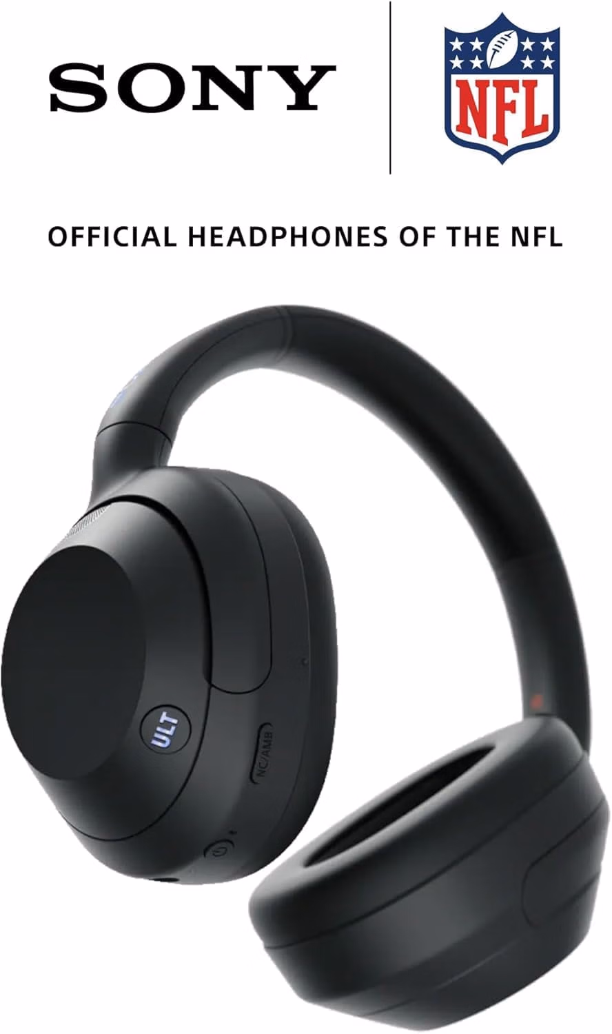 Sony ULT WEAR Over-Ear Noise Canceling Bluetooth Headphones Black thumbnail 5