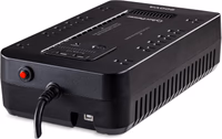 CyberPower ST900U Standby UPS System, 900VA/500W, 12 Outlets, 2 USB Charging Ports, Compact, Black thumbnail 4