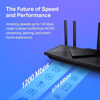 TP-Link AX1800 WiFi 6 Router (Archer AX21) – Dual Band Wireless Internet, Gigabit, Easy Mesh, Works with Alexa - A Certified for Humans Device, Free Expert Support thumbnail 3