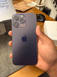 Apple iPhone 14 Pro Max, 256GB, Deep Purple - Unlocked (Amazon Renewed) thumbnail 2