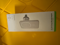 Belkin MagSafe Vent Mount Pro Pixel 10 16 15 14 Series iPhone 17 Gray thumbnail 2