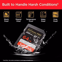 SanDisk 64GB Extreme PRO SDXC UHS-I Memory Card - C10, U3, V30, 4K UHD, SD Card - SDSDXXU-064G-GN4IN thumbnail 5