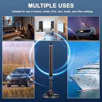 TV Antenna Indoor Antenna for Smart TV for Long Range Reception and All Smart TVs HD Digital Antenna with Amplifier Signal Booster for Local Channels Supports 4K 1080p-black thumbnail 3