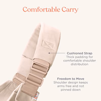 Ergobaby Upsie Hip Sling – Natural Beige Baby Carrier – Lightweight, Adjustable Sling for Toddlers – Breathable & Ergonomic Design thumbnail 3