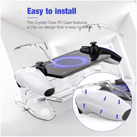 HEATFUN Playstation Portal Remote Player Clear Hard Case - Shockproof Protective Cover, 1 Pack thumbnail 5