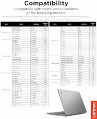 Lenovo Precision Pen 2 (Laptop) – USB-C Charging – Tilt Recognition – Pen is Only Compatible with Certain Devices, Iron Grey thumbnail 5