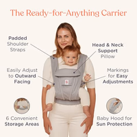 Ergobaby Omni Deluxe Baby Carrier Newborn to Toddler thumbnail 4