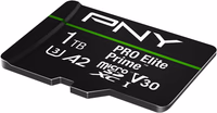 PNY 1TB PRO Elite Prime C10 U3 V30 A2 microSDXC Flash Memory Card – Ultra-Fast Speeds, Read 200MB/s, Write 150MB/s, 4K UHD, Full HD, UHS-I, for Smartphones, Drones, Action Cameras thumbnail 2