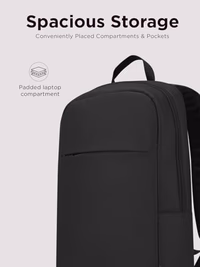 Lenovo Laptop Backpack B215 for Computers Up to 15.6-Inch – Multi Compartment Water Repellant Bag for Travel, Professional Use, College, Work - Black (Large) thumbnail 3