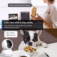 Tapo 2K Indoor Pan/Tilt Wired Security Camera - Works as a Baby Monitor & Pet Camera, Motion Detection, 2-Way Audio, Siren, Night Vision, Subscription-Free Local Storage or Optional Cloud, C210 thumbnail 5