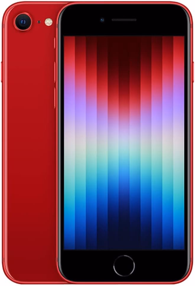 Apple iPhone SE 3rd Gen, 64GB, RED - Unlocked (Renewed Premium) - View 1 of 4