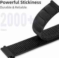 DaQin 22mm Quick Release Nylon Watch Band Compatible with Garmin Venu 3 2/Forerunner 255/255 Music/265/955/Approach S70 47mm Vivoactive 4, Adjustable Breathable Sport Watch Strap Replacement for Samsung Galaxy Watch 3 45mm/Galaxy Watch 46mm Men Women, 3 Packs thumbnail 2