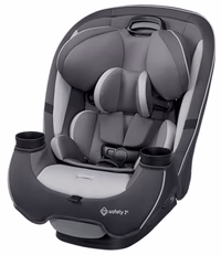 Safety 1st Grow and Go All-in-One Slim Convertible Car Seat, Rear Facing, 5-40 lbs, Forward Facing (30–65 lbs), High Back Booster Seat 40-100 pounds, Iron Frost thumbnail 1