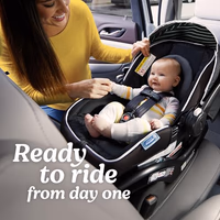 Graco® SnugRide Lite LX Infant Car Seat, Lightweight Rear-Facing Seat for Babies 4–30 lb, 4-Position Adjustable Base, LATCH Installation & ProtectPlus Engineered, Studio thumbnail 2