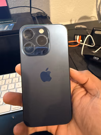 Apple iPhone 15 Pro, 128GB, Black Titanium - Unlocked (Amazon Renewed) (Like New) thumbnail 2