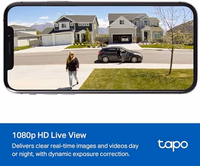 TP-Link 𝗧𝗮𝗽𝗼 Wireless Outdoor Security Camera, 1080P, Up to 180 Days of Battery Life, Free Person Detection, SD/Cloud Storage, Spotlight Color Night Vision, No Hub Needed, Works w/Alexa, Tapo C402 thumbnail 5