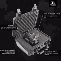 Pelican 1200 Case With Foam (Black) thumbnail 3