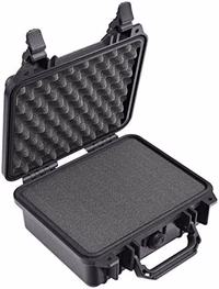 Pelican 1200 Case With Foam (Black) thumbnail 1